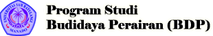 Program Studi Budidaya Perairan Unsrat